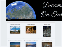 Tablet Screenshot of dreameronearth.com